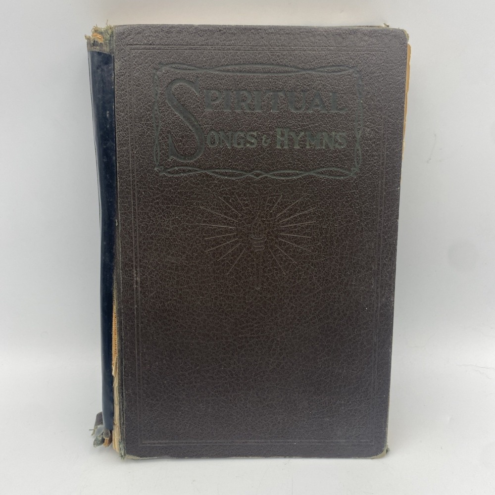 Vintage Spiritual Songs & Hymns Hymnal E V Publishing House 1935 Brown HC